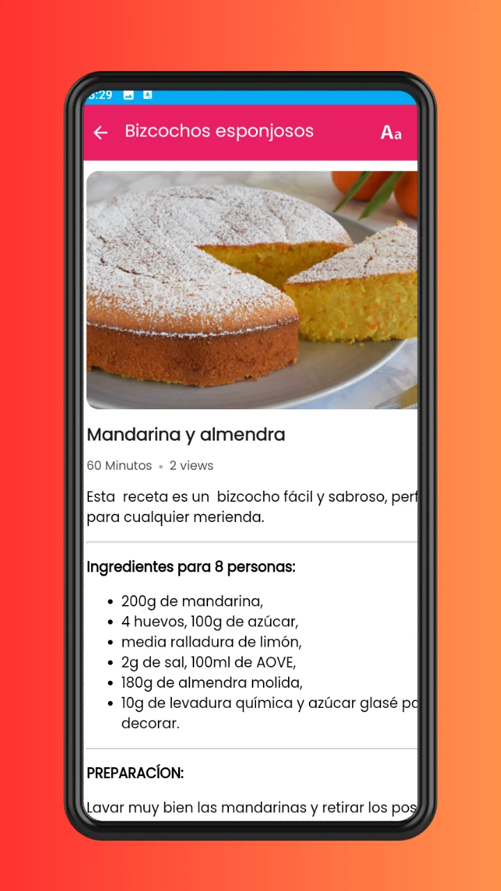 Recetas De Bizcochos Caseros screenshot
